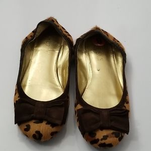 Ralph Lauren leopard flats